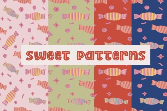 3D Candy Toffee Patterns