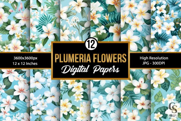 Exploring the Versatility of Plumeria Flowers Seamless Patterns in Creative Projects