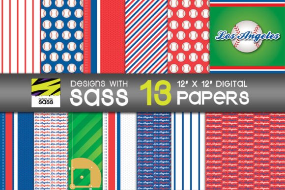 Los Angeles Baseball Patterns JPG: A Versatile Design Resource for Creative Projects